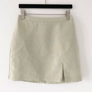 Aritzia Wilfred Patio Linen Skirt